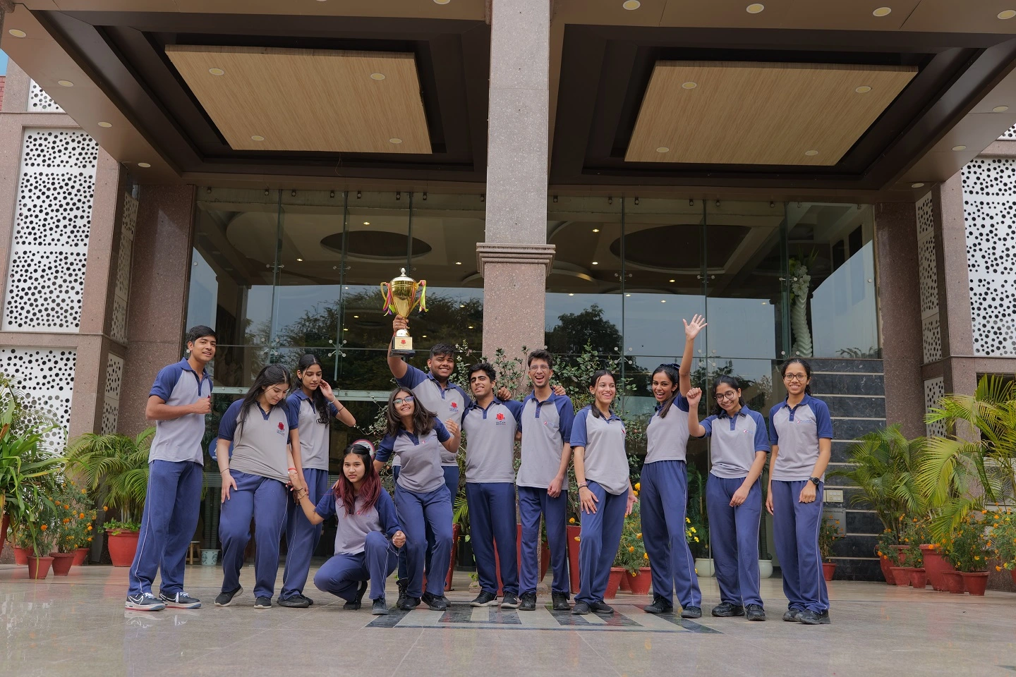 Students celebrating